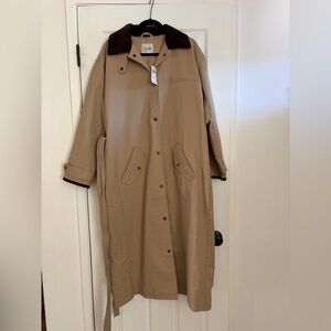 ABERCROMBIE & FITCH - trenchcoat - NEW WITH TAGS